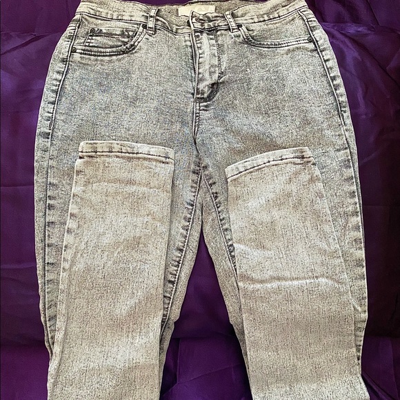 Garage Grey Washed Denim Jeans - Picture 2 of 6